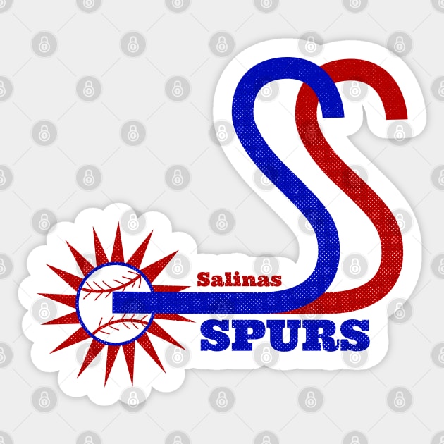 Defunct Salinas Spurs Baseball 1984 Sticker by LocalZonly